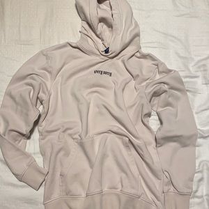 “Very Sorry” tan H&M hoodie